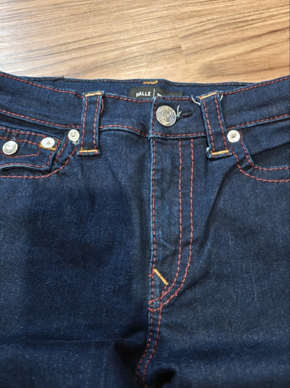 True Religion Halle Indigo High-Rise Skinny Jeans - Picture 5 of 11